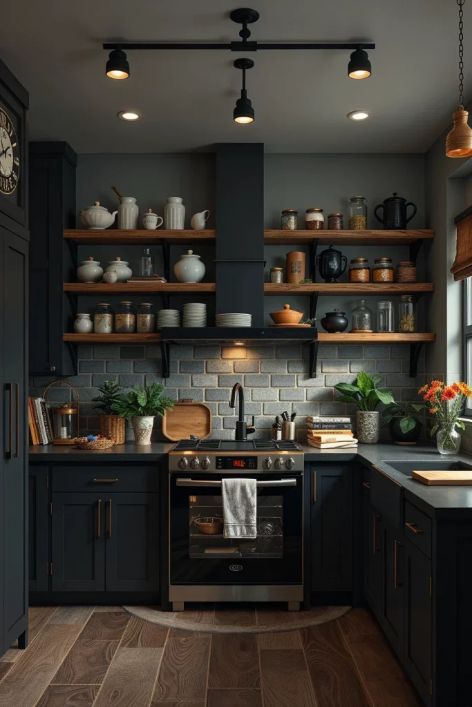 53 Dark Cottagecore Kitchen Ideas For A Cozy And Moody Home