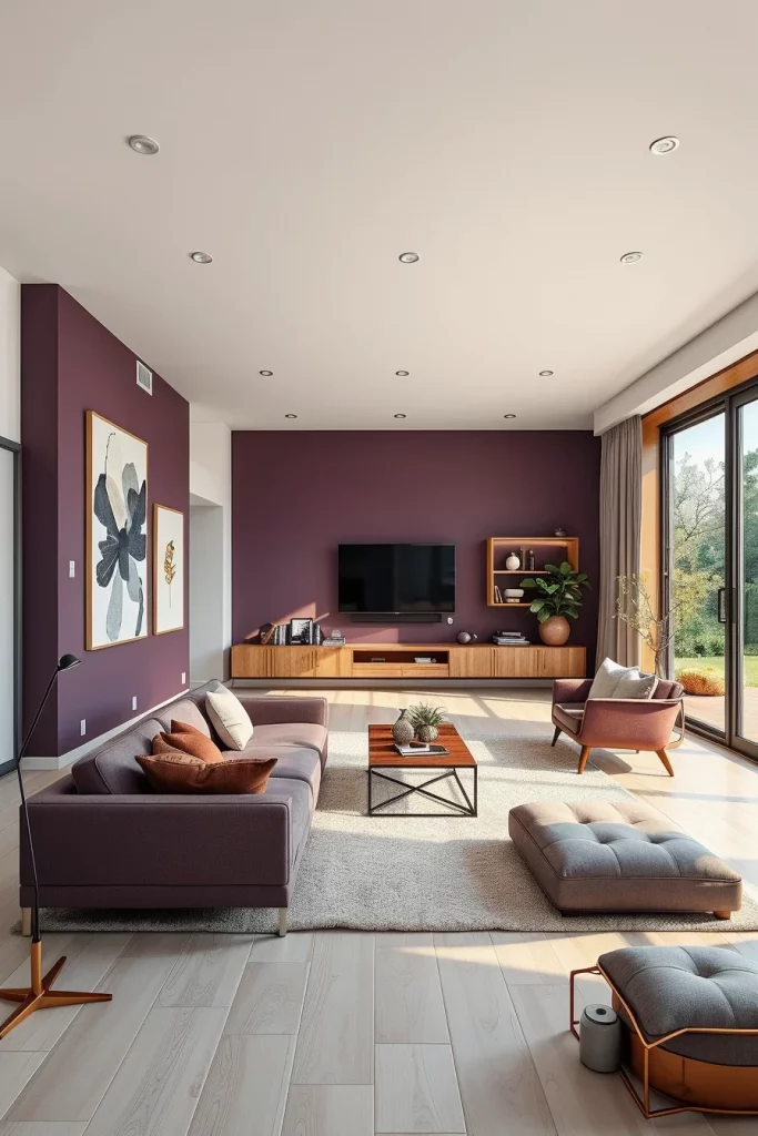 57 Plum Living Room Ideas For A Luxurious And Stylish Home