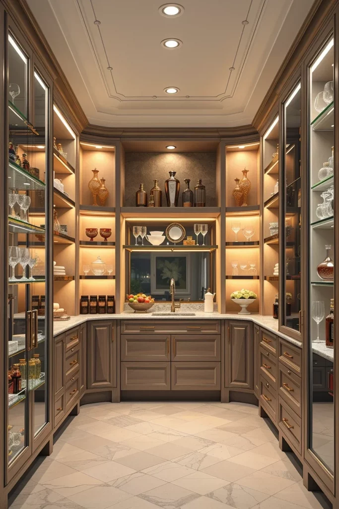 59 Luxury Walk In Pantry Designs For An Elegant And Organized Home