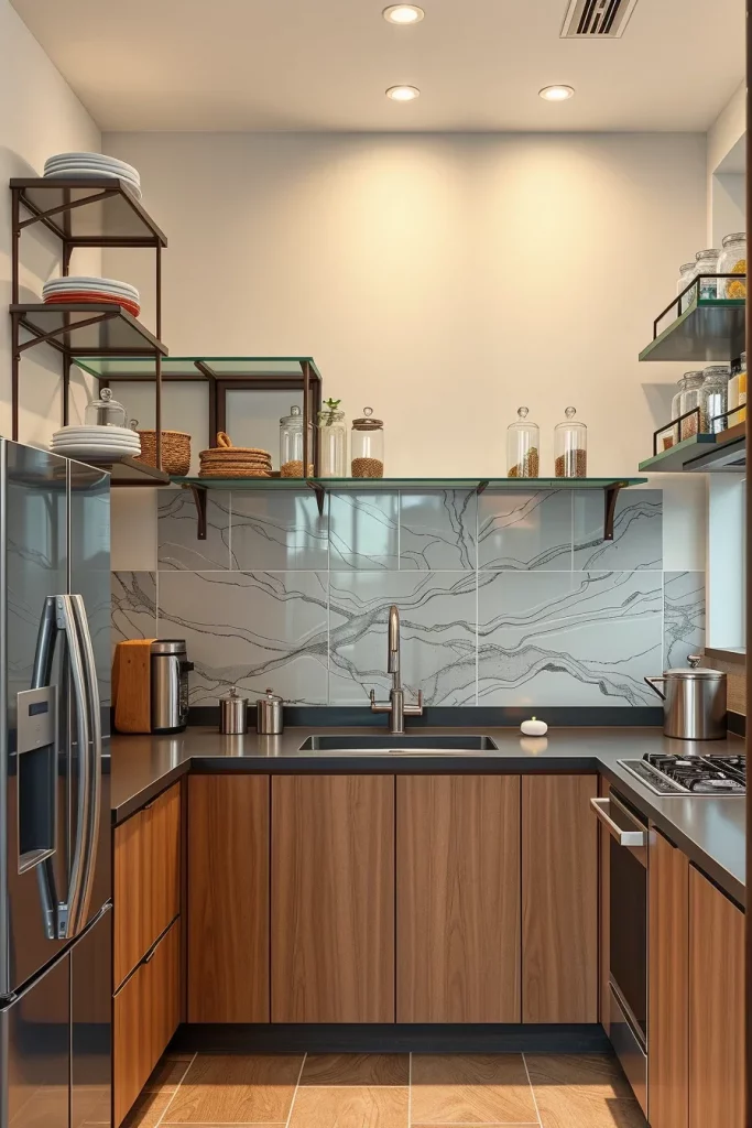58 Open Shelving Ideas For Small Kitchens That Maximize Style And Storage
