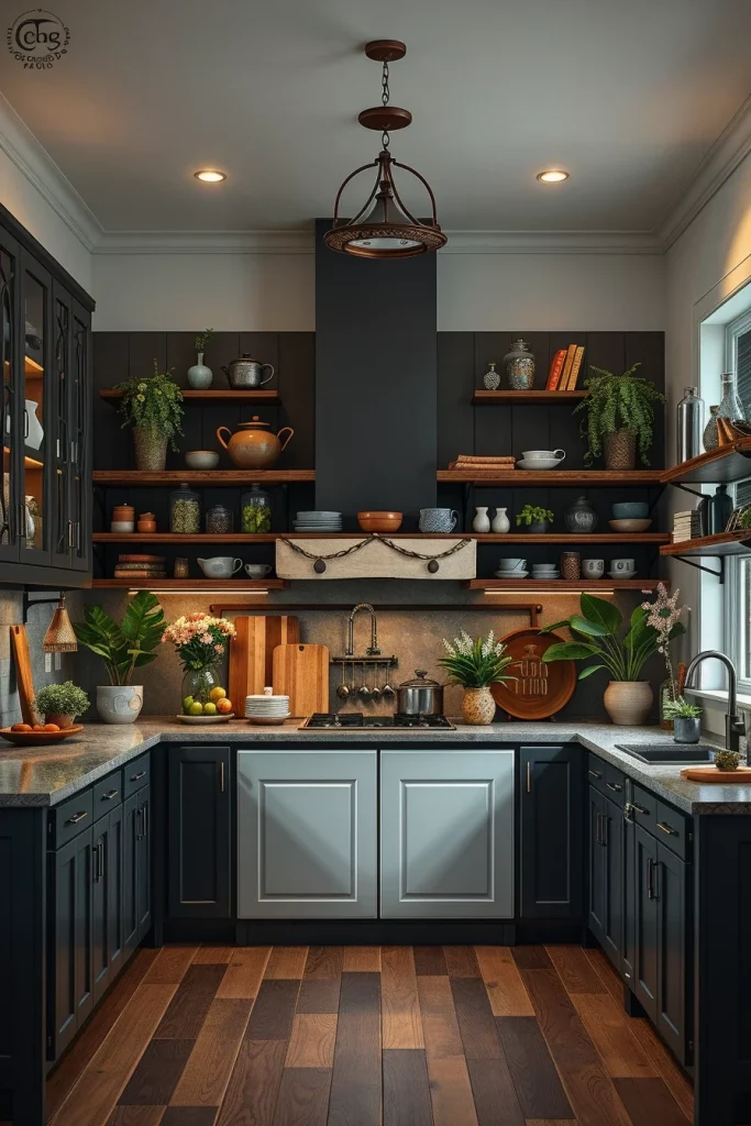 53 Dark Cottagecore Kitchen Ideas For A Cozy And Moody Home