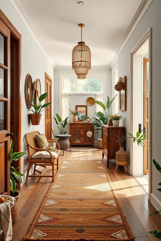 60 Afrohemian Hallway Decor Ideas To Create A Stylish And Cultural Entryway