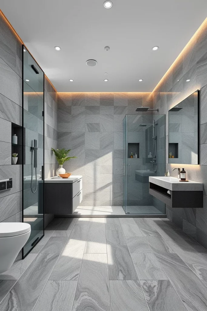 58 Modern Gray Bathroom Interior Trends That Redefine Contemporary Luxury