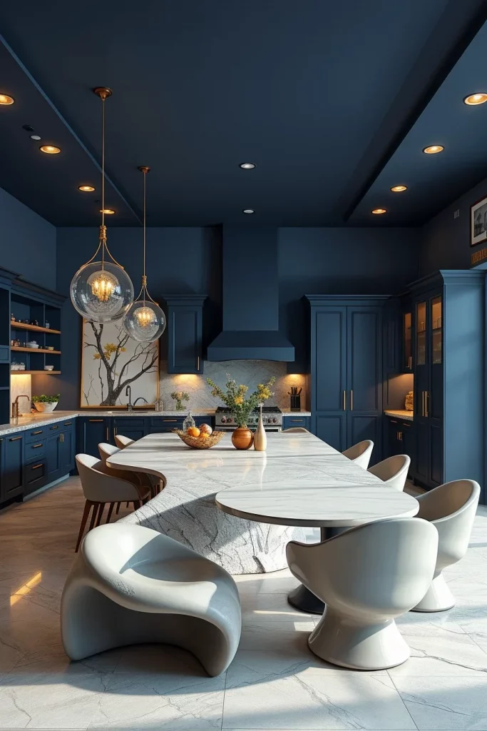 56 Navy Blue Kitchen Interior Design Ideas For A Stylish And Artistic Home