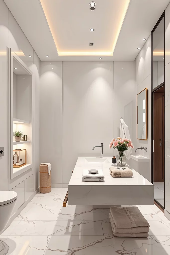 58 White Bathroom Decor Styling Ideas For A Timeless And Elegant Space