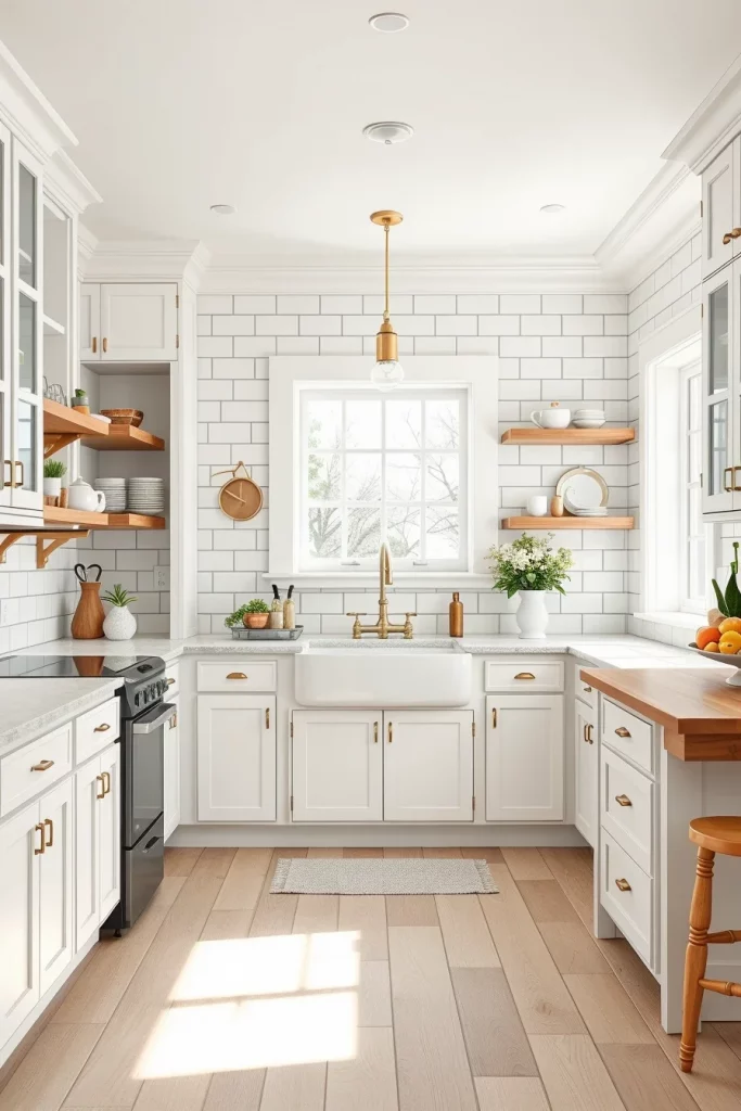 56 White Farmhouse Kitchen Decor Inspiration Ideas For A Timeless And Cozy Home