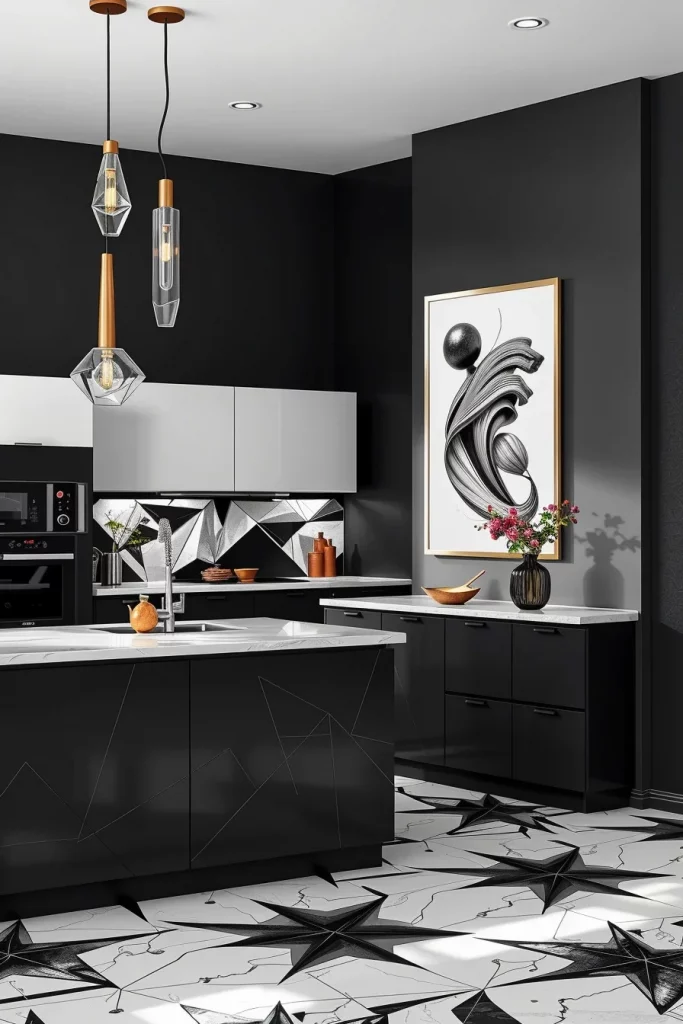 57 Black And White Kitchen Decorating Inspiration Ideas For A Stylish Modern Home