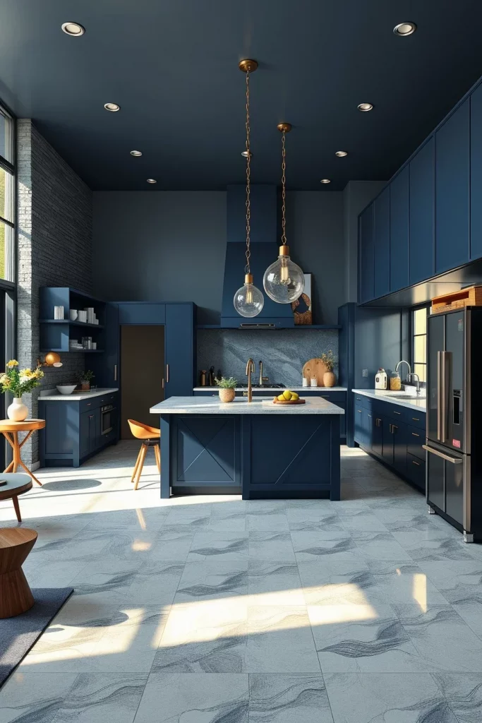 56 Navy Blue Kitchen Interior Design Ideas For A Stylish And Artistic Home