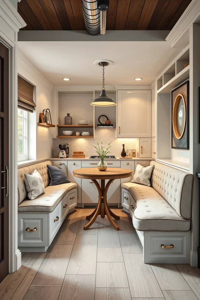 57 Curved Furniture Small Kitchen Design Ideas For A Stylish And Space-Saving Home