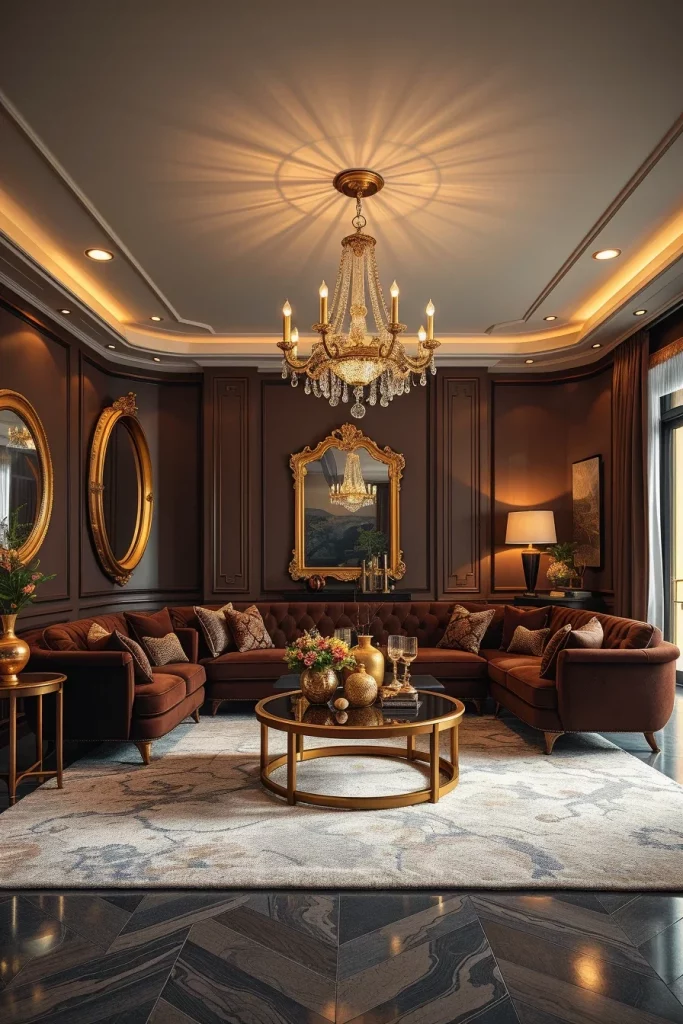 59 Chocolate Brown Living Room Ideas For A Cozy And Elegant Home