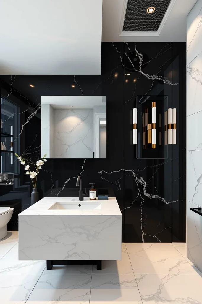 54 Black And White Bathroom Decor Ideas For A Stylish And Timeless Space