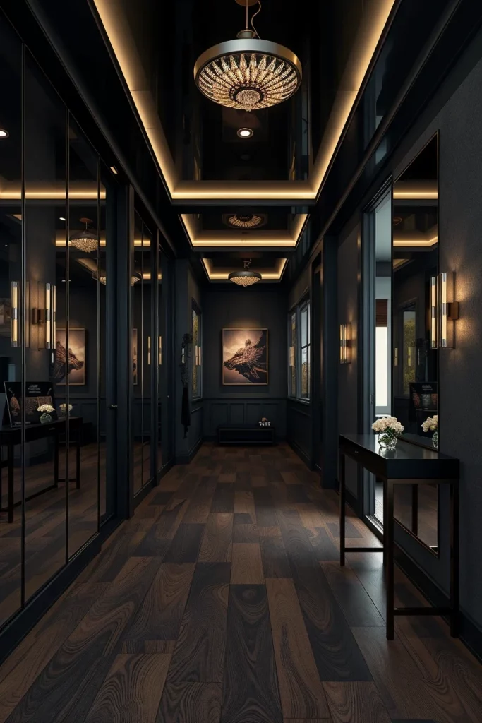 55 Modern Dark Hallway Ideas For A Stylish And Dramatic Home Entrance