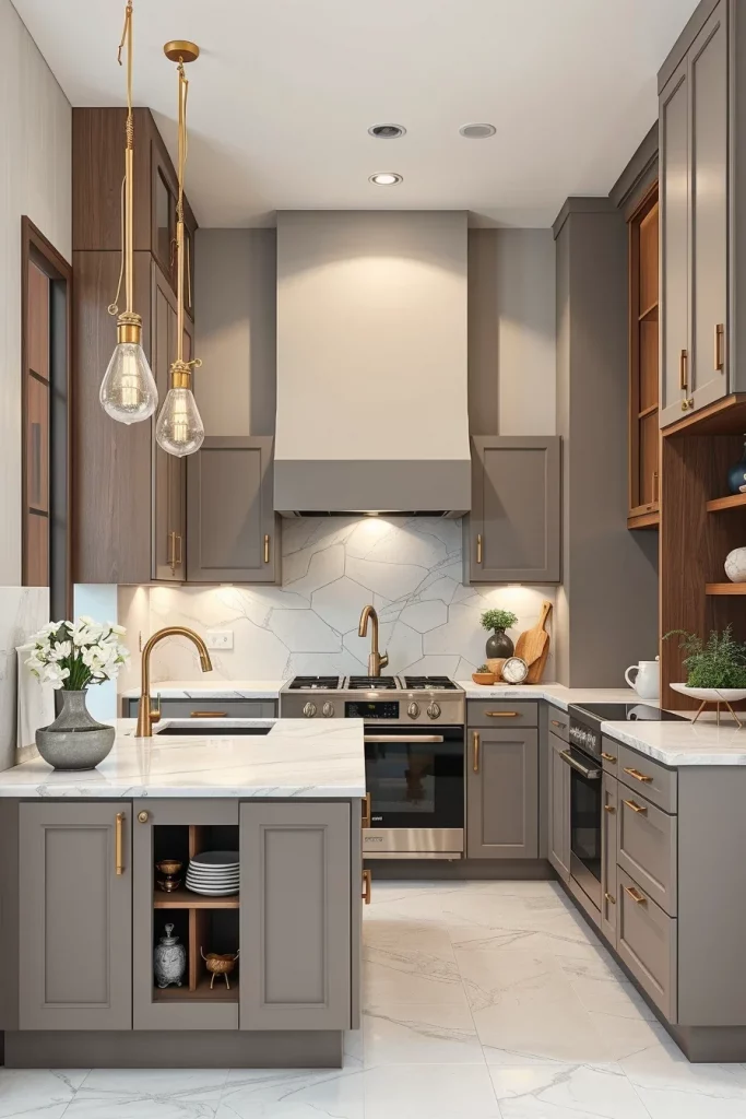 58 Small Kitchen Color Schemes Modern Style For Elegant And Functional Spaces