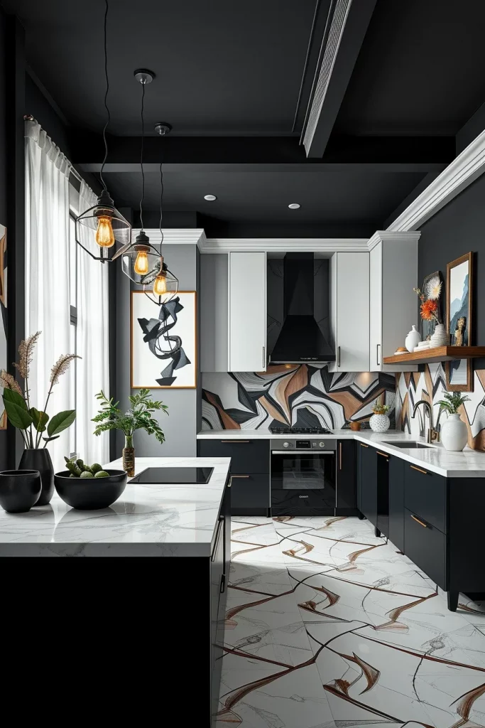 57 Black And White Kitchen Decorating Inspiration Ideas For A Stylish Modern Home