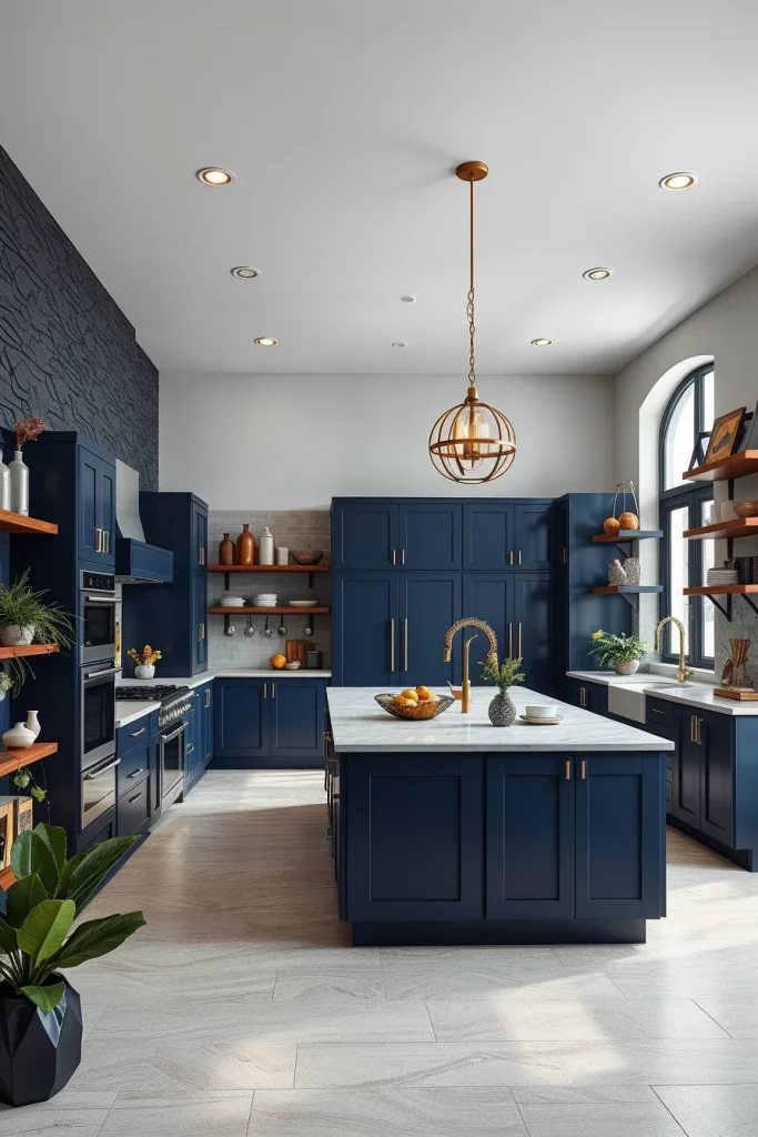 56 Navy Blue Kitchen Interior Design Ideas For A Stylish And Artistic Home