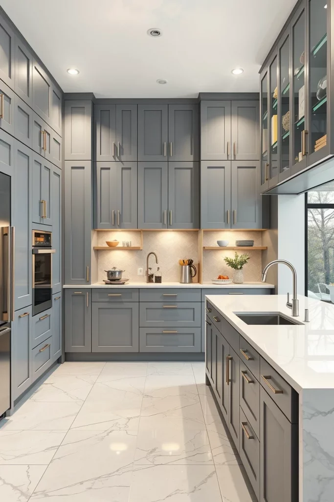 56 Gray White Kitchen Organization Ideas For A Stylish And Clutter-Free Space