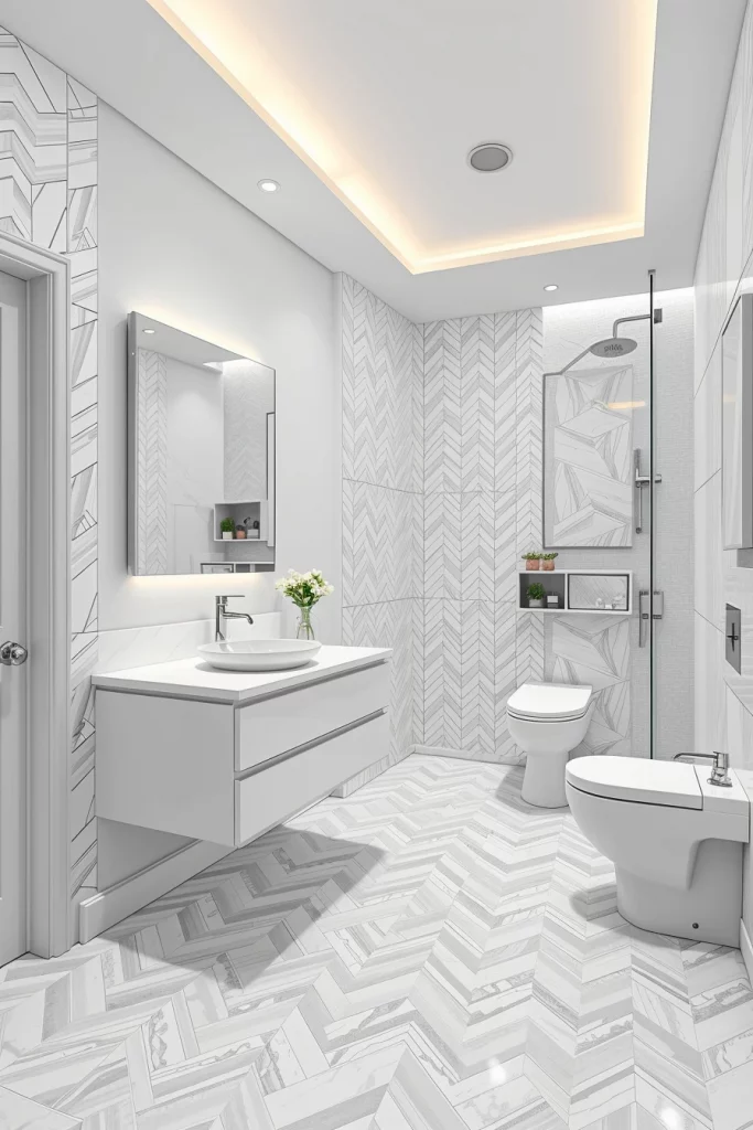 58 White Bathroom Decor Styling Ideas For A Timeless And Elegant Space