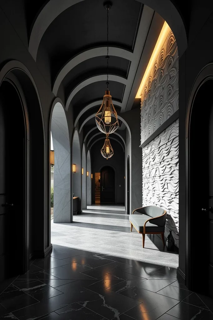 55 Modern Dark Hallway Ideas For A Stylish And Dramatic Home Entrance