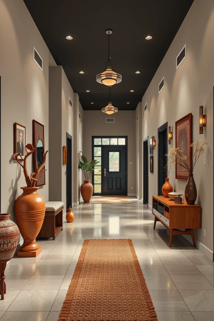 60 Afrohemian Hallway Decor Ideas To Create A Stylish And Cultural Entryway