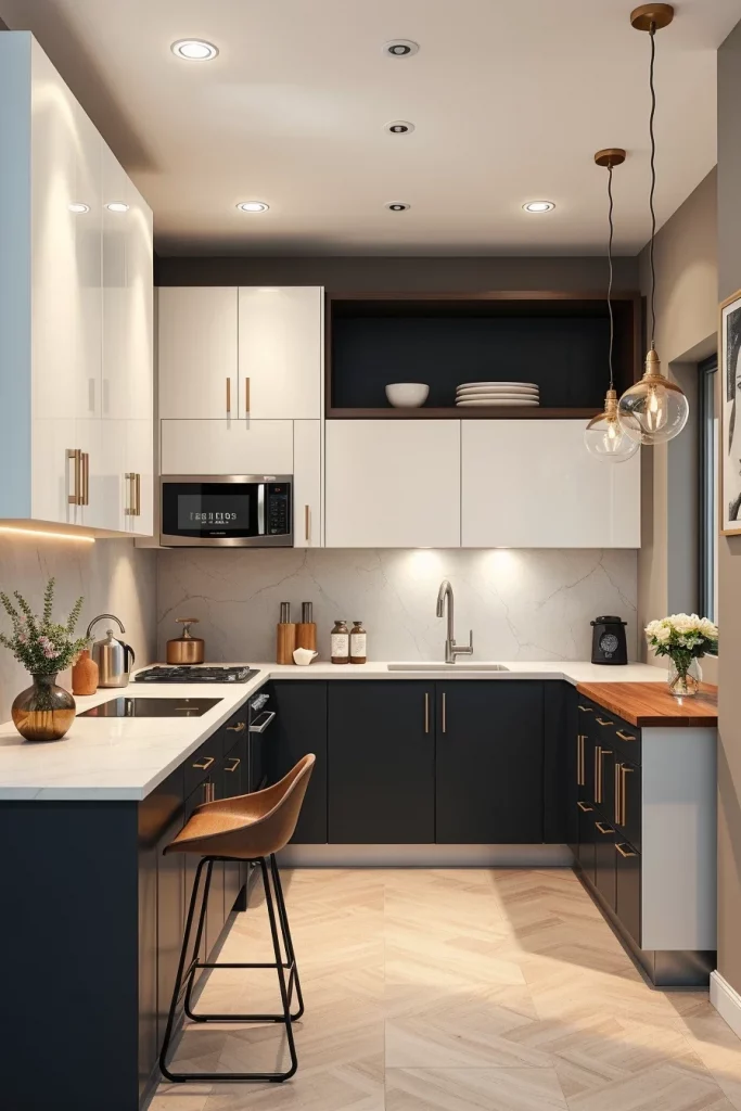 58 Small Kitchen Color Schemes Modern Style For Elegant And Functional Spaces