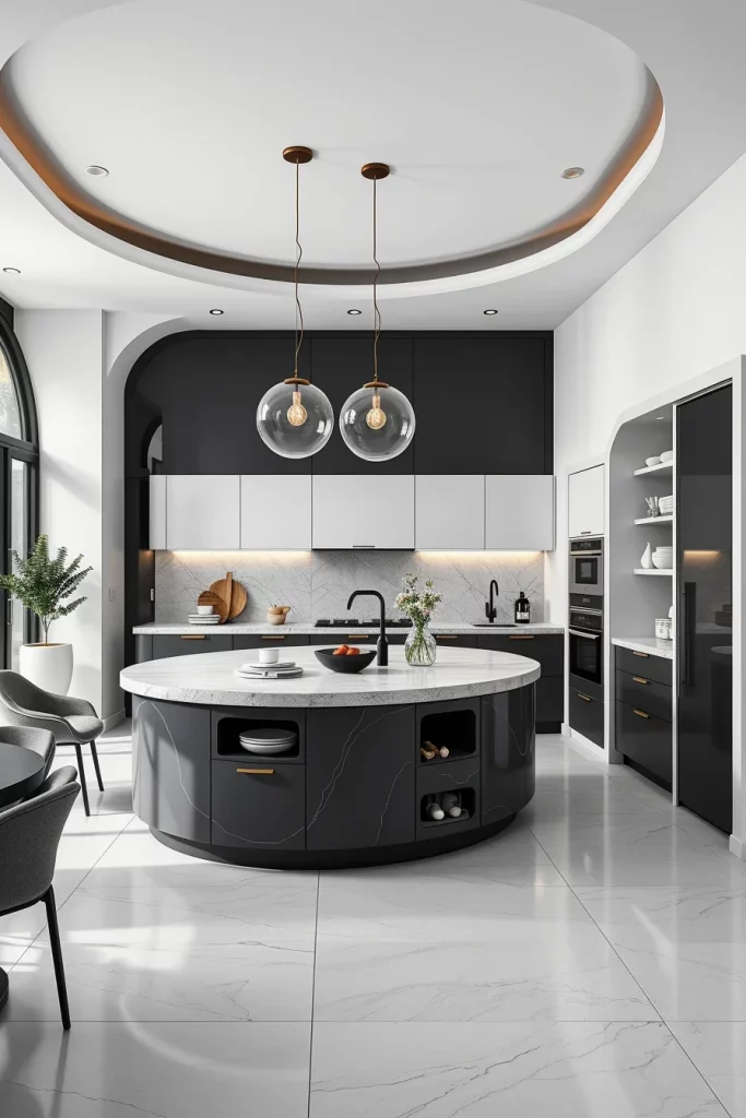 57 Black And White Kitchen Decorating Inspiration Ideas For A Stylish Modern Home