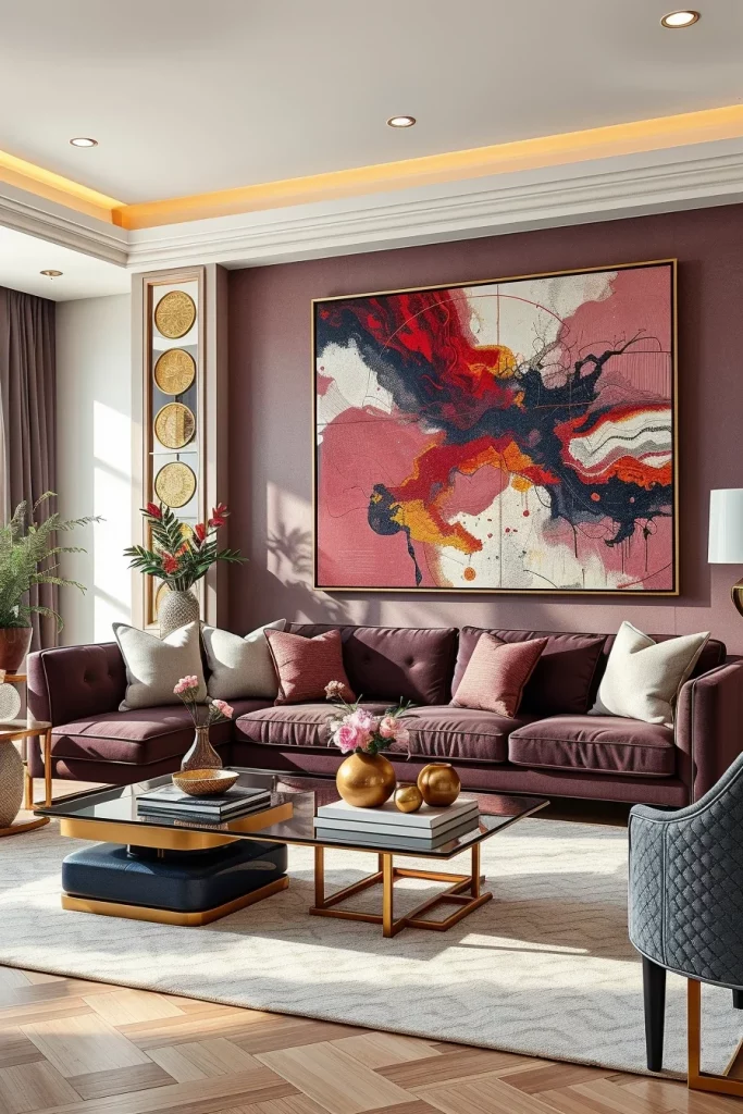 57 Plum Living Room Ideas For A Luxurious And Stylish Home