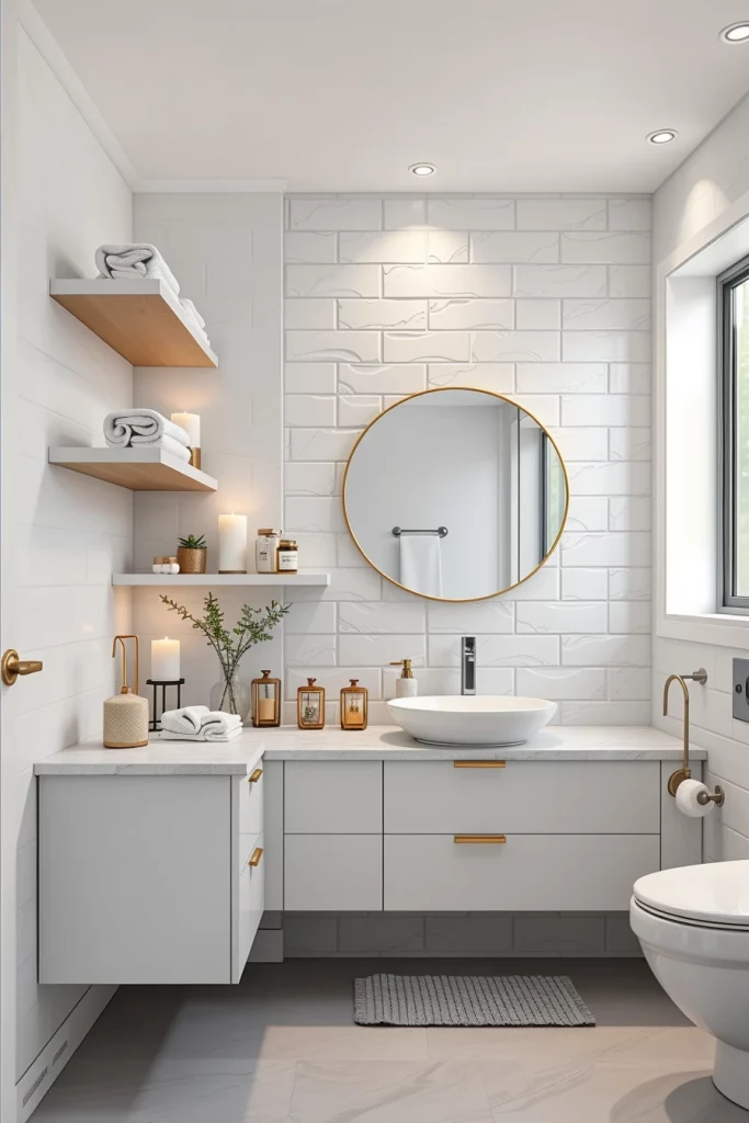 58 White Bathroom Decor Styling Ideas For A Timeless And Elegant Space