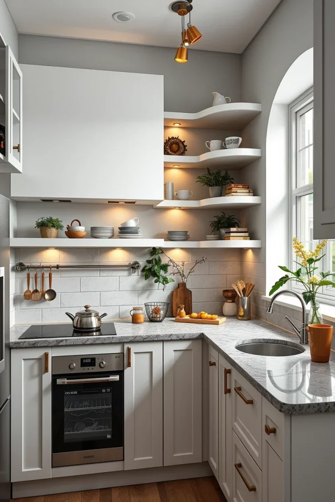 58 Open Shelving Ideas For Small Kitchens That Maximize Style And Storage