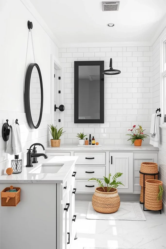 54 Black And White Bathroom Decor Ideas For A Stylish And Timeless Space