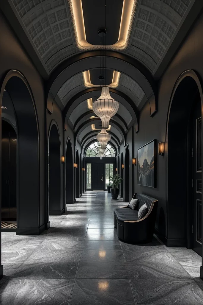 55 Modern Dark Hallway Ideas For A Stylish And Dramatic Home Entrance