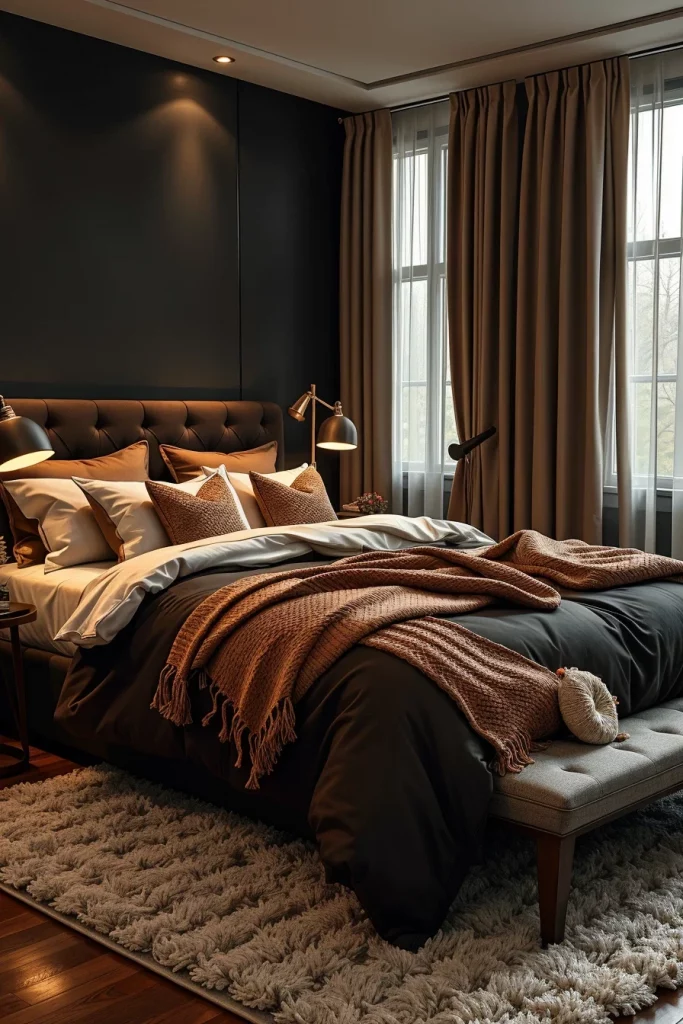 57 Dark Brown Bedroom Decorating Ideas For A Cozy And Stylish Retreat