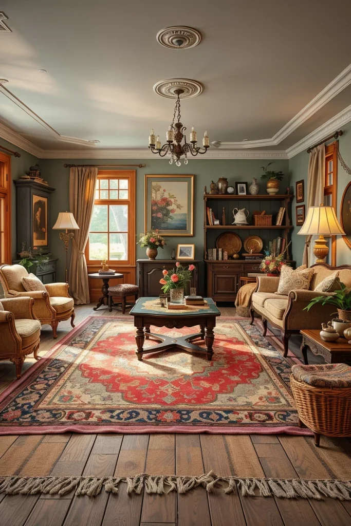 57 Vintage Living Room Decor Ideas For A Timeless And Cozy Home