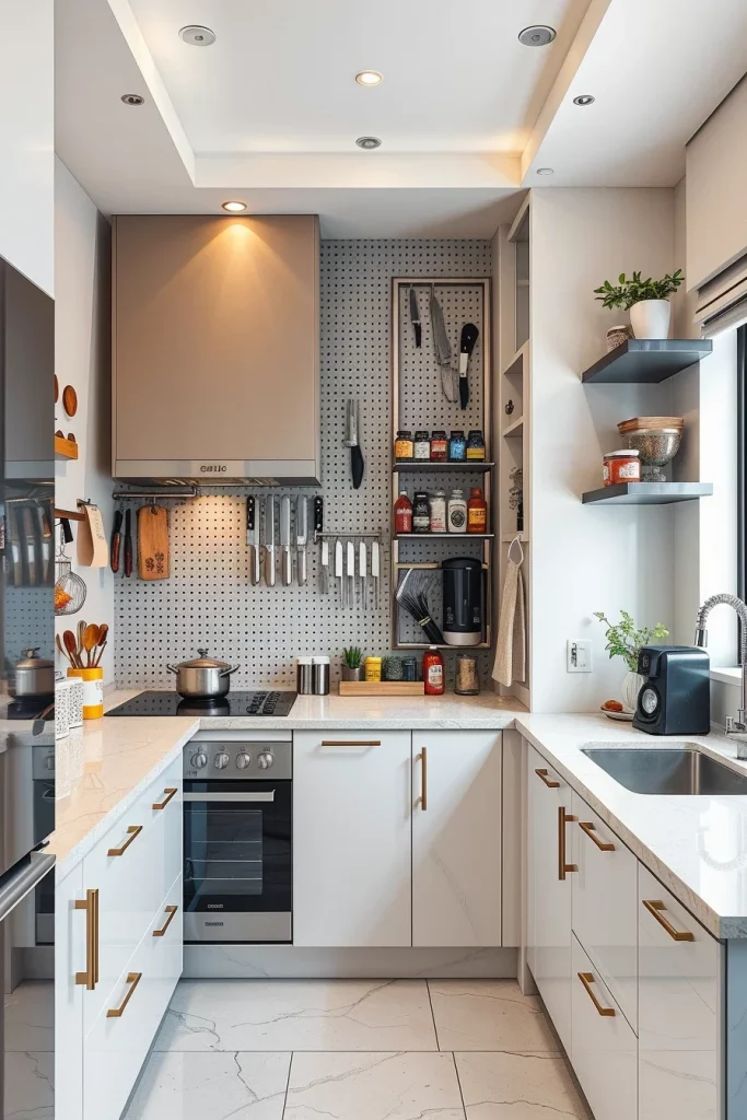 54 Compact Kitchen Design With Smart Storage Ideas For Stylish Small Spaces