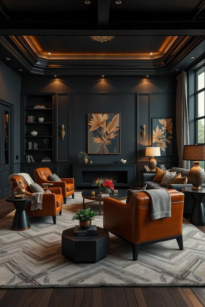 60 Dark And Moody Interiors That Bring Elegance, Drama, And Cozy Sophistication To Every Room