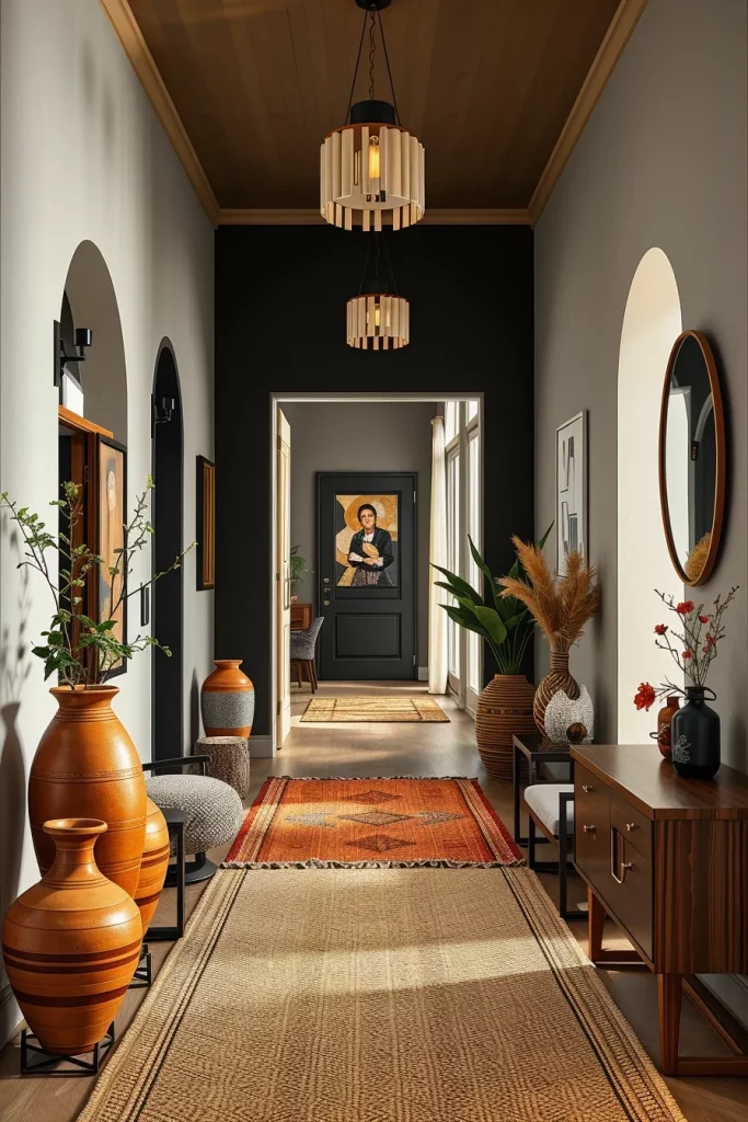 60 Afrohemian Hallway Decor Ideas To Create A Stylish And Cultural Entryway