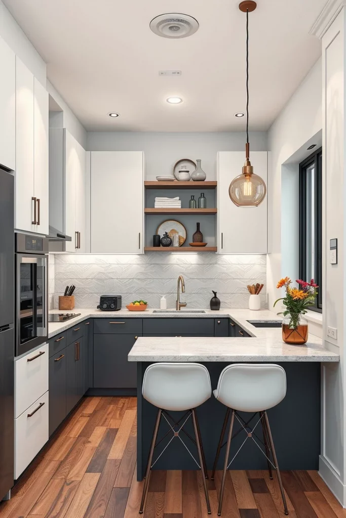 58 Small Kitchen Color Schemes Modern Style For Elegant And Functional Spaces