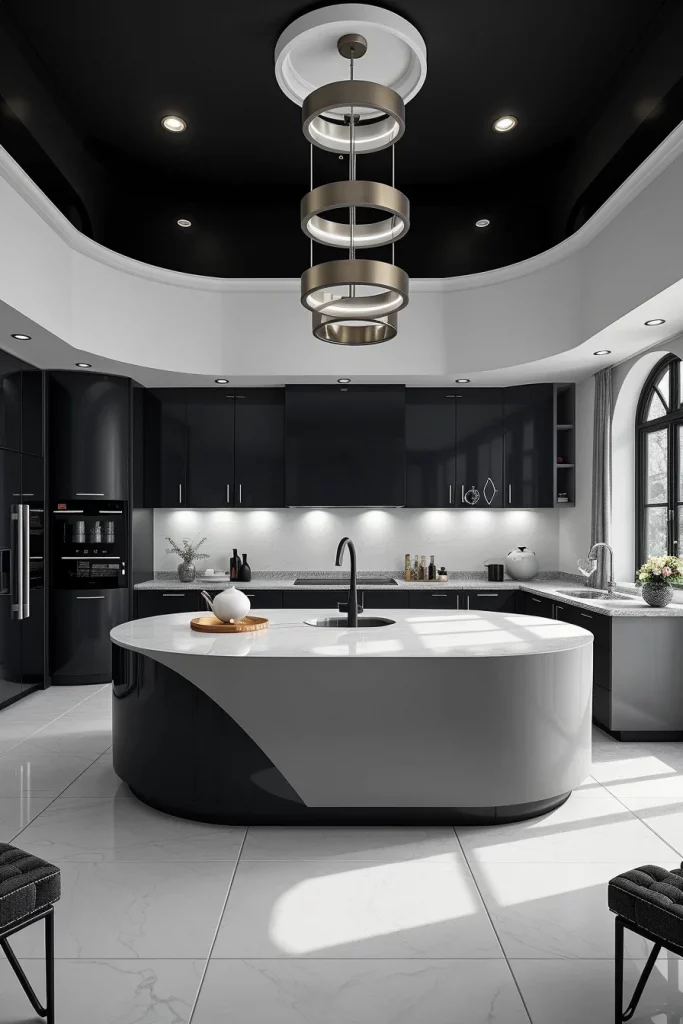 57 Black And White Kitchen Decorating Inspiration Ideas For A Stylish Modern Home