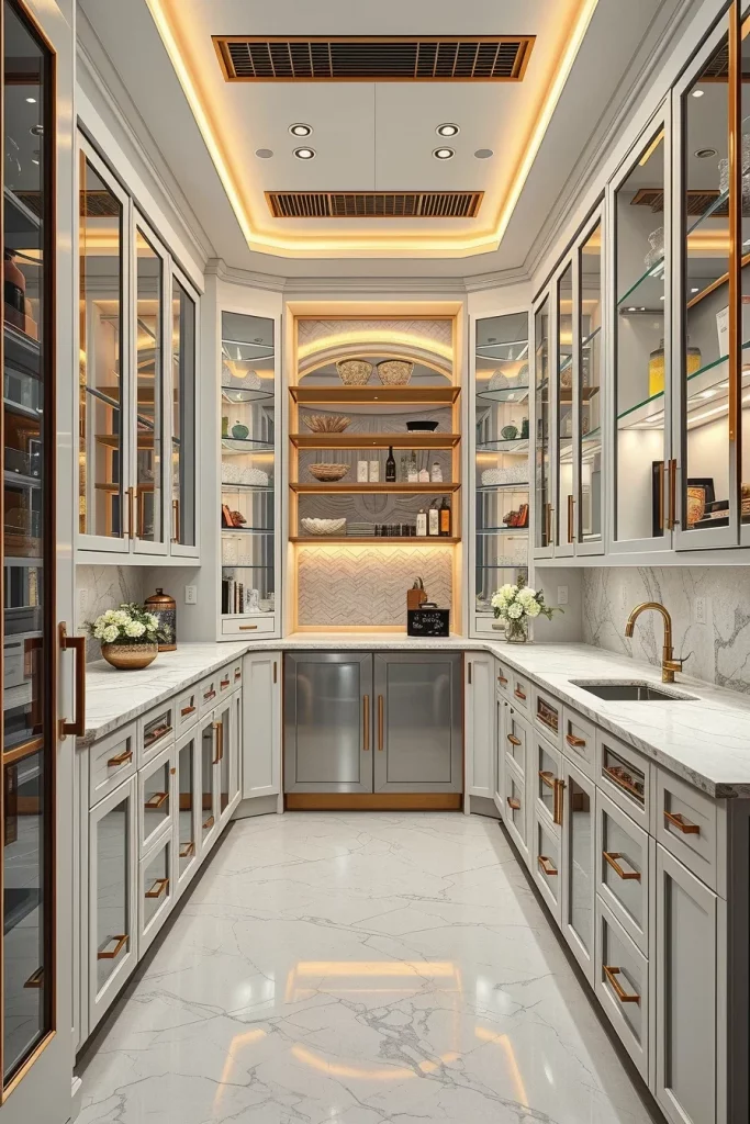 59 Luxury Walk In Pantry Designs For An Elegant And Organized Home