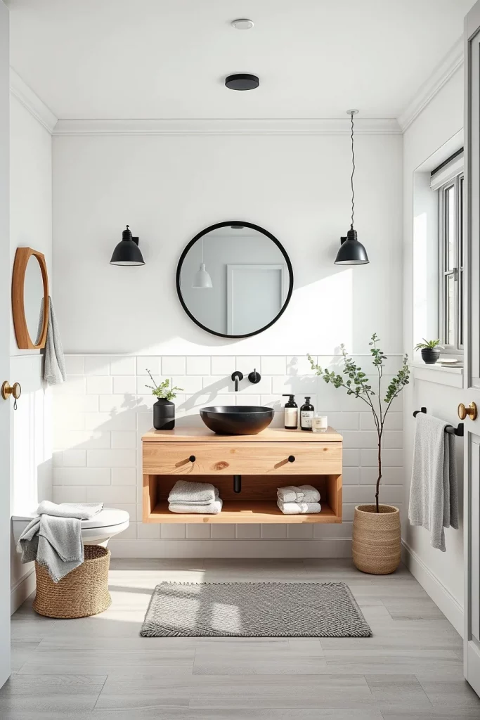 54 Black And White Bathroom Decor Ideas For A Stylish And Timeless Space