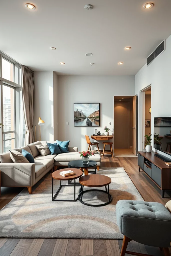 59 Small Apartment Living Room Design Ideas For Stylish And Functional Spaces