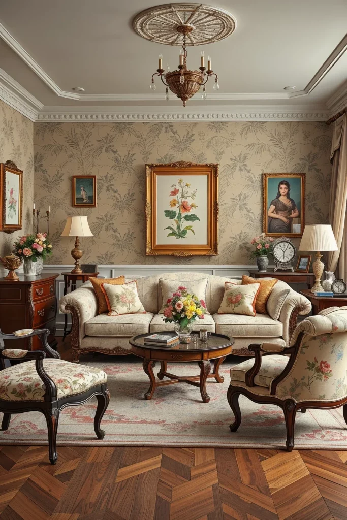 57 Vintage Living Room Decor Ideas For A Timeless And Cozy Home