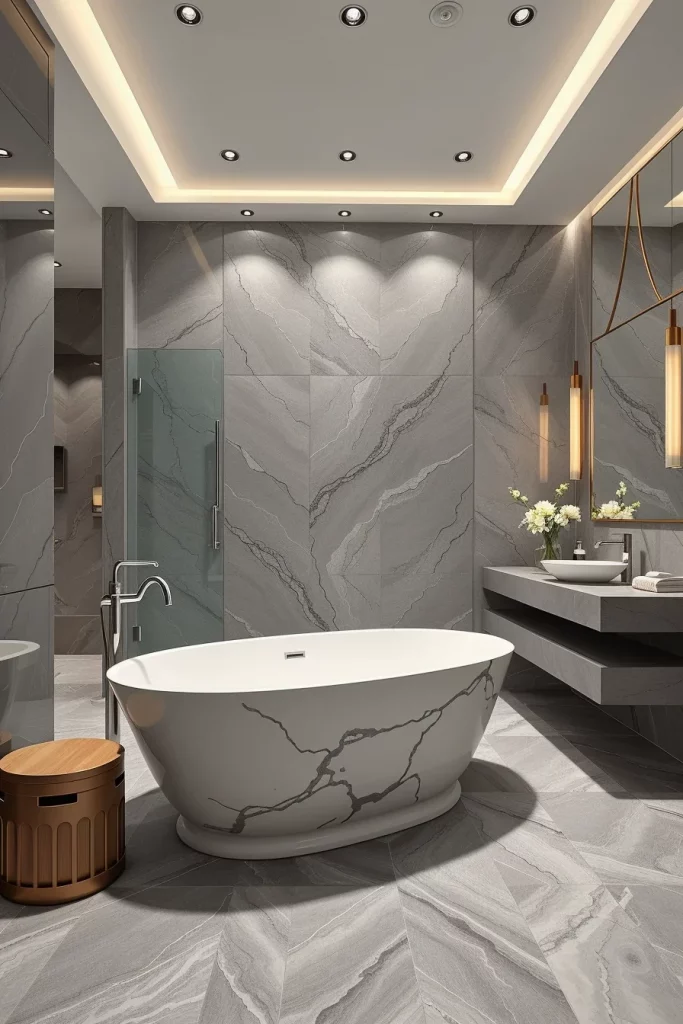 58 Modern Gray Bathroom Interior Trends That Redefine Contemporary Luxury