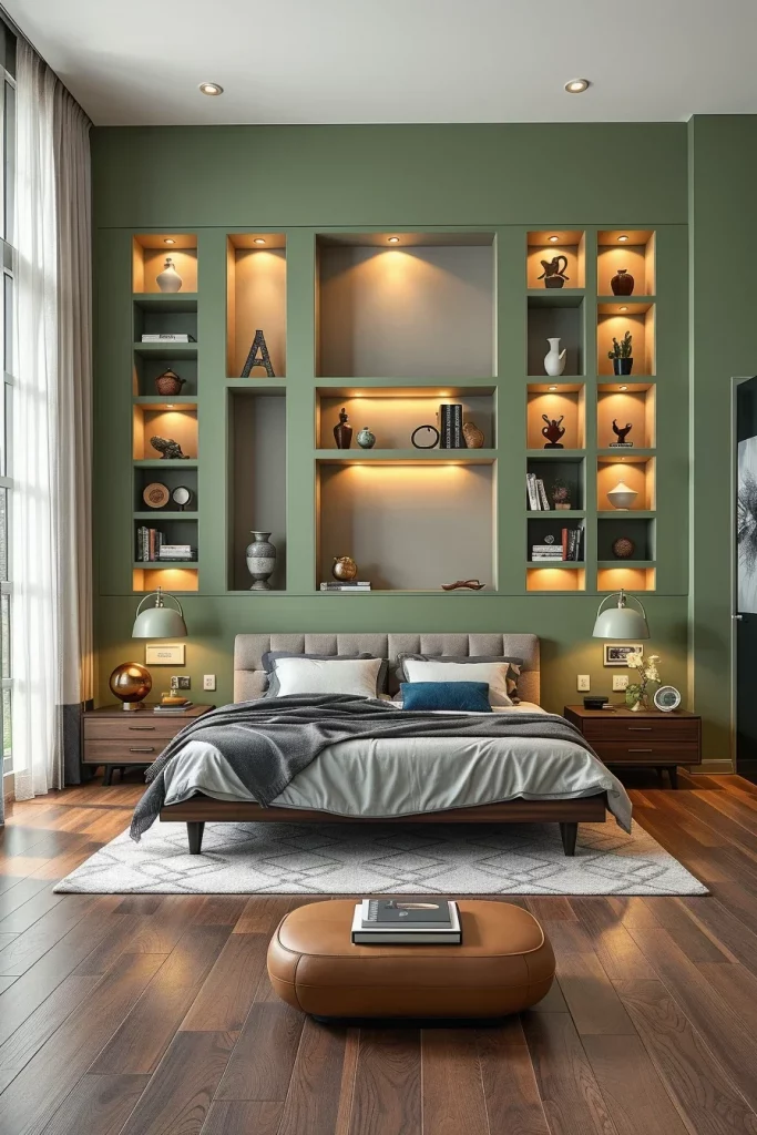 55 Modern Green Bedroom Ideas For A Stylish And Refreshing Retreat
