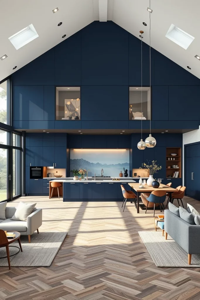 56 Navy Blue Kitchen Interior Design Ideas For A Stylish And Artistic Home
