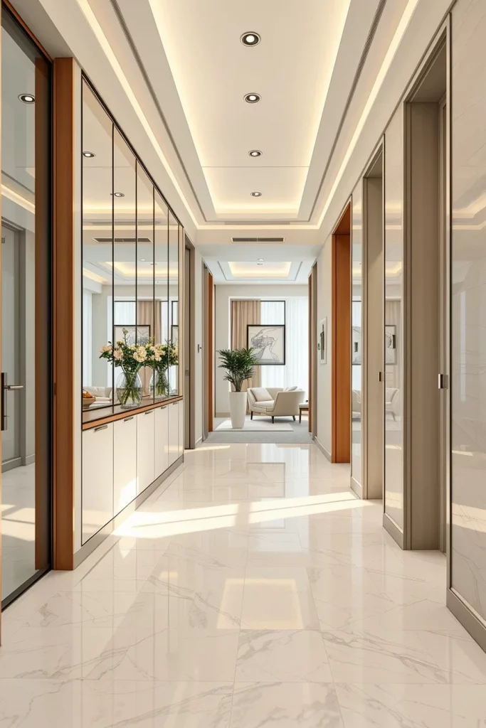 57 Modern Narrow Hallway Decorating Ideas To Transform Small Spaces