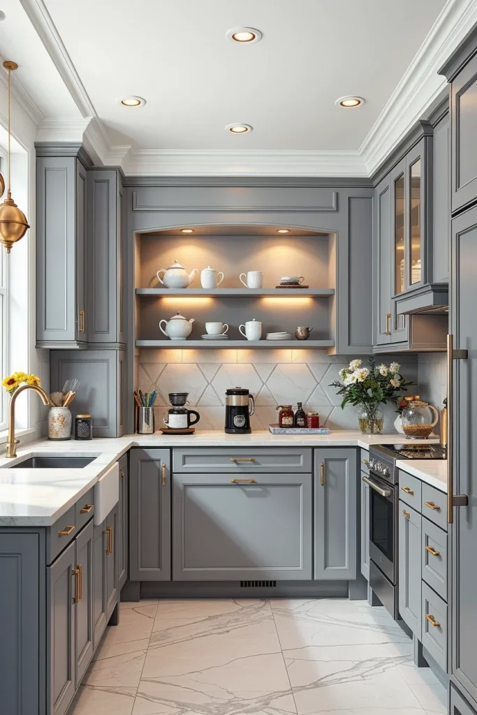56 Gray White Kitchen Organization Ideas For A Stylish And Clutter-Free Space