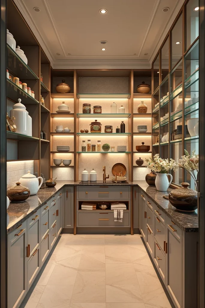 59 Luxury Walk In Pantry Designs For An Elegant And Organized Home
