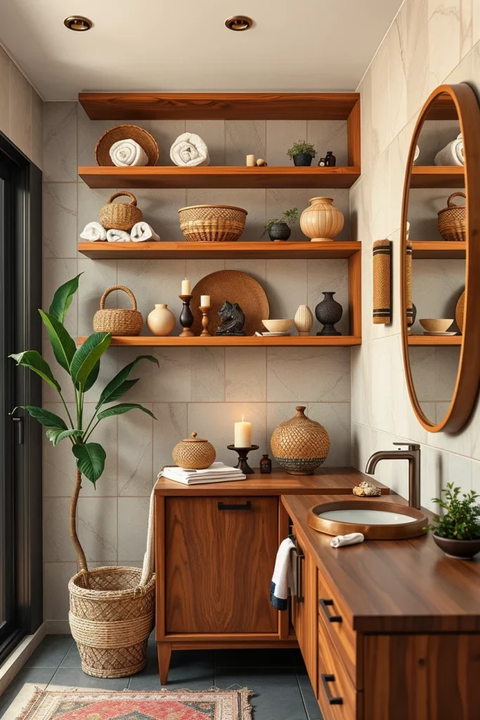 54 Modern Afrohemian Bathroom Decor Ideas For A Stylish And Relaxing Space