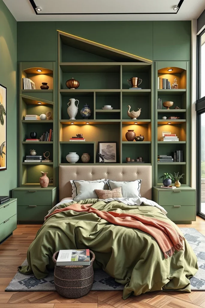 55 Modern Green Bedroom Ideas For A Stylish And Refreshing Retreat
