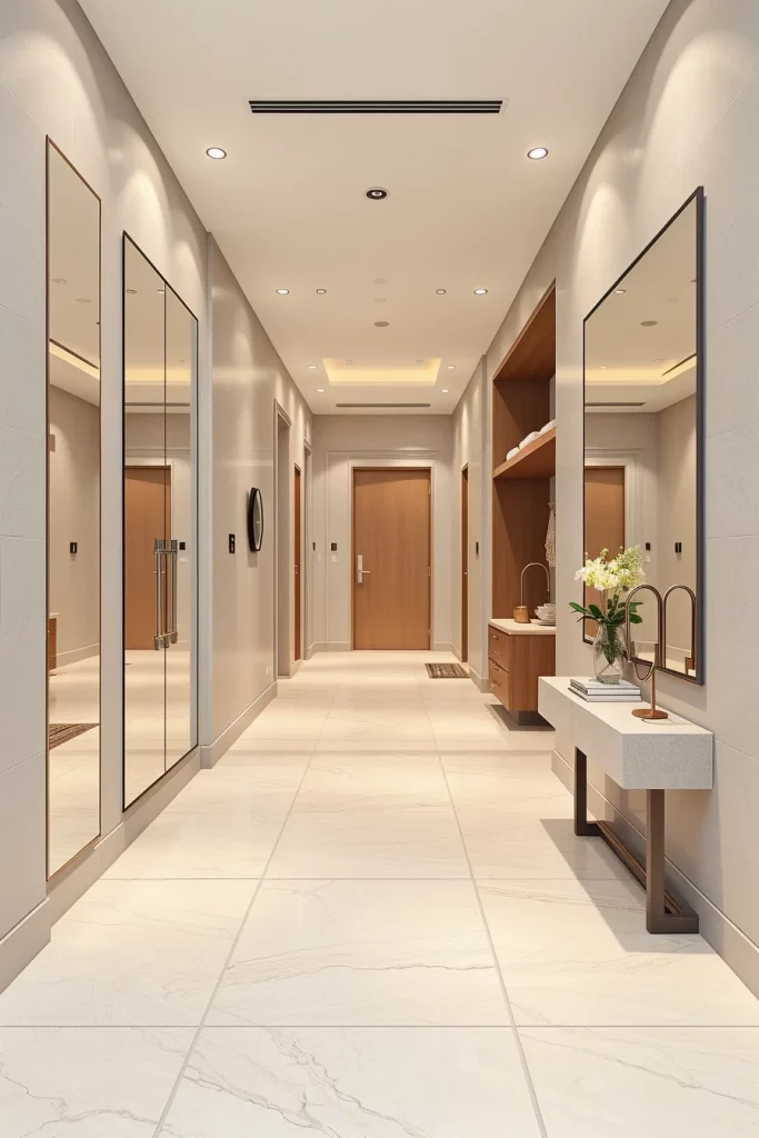 57 Modern Narrow Hallway Decorating Ideas To Transform Small Spaces